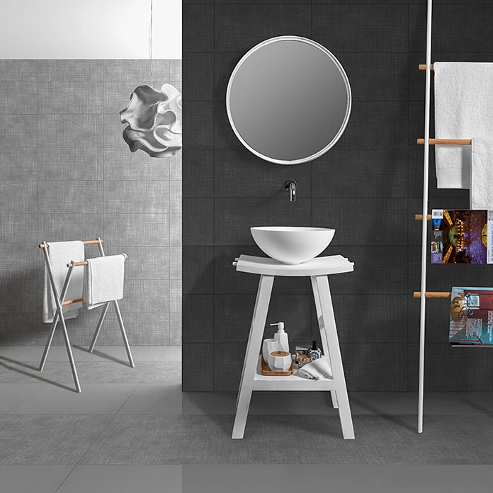 Waschtisch-Konsole Zen Weiss 4 Waschtisch-Konsole Zen Weiss – Bild 2