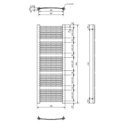 Camargue Badheizkörper Kastor Grafit -Bad + Sanitär affär 12 1091