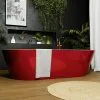Freistehende Badewanne Torino Rot -Bad + Sanitär affär 12 1145