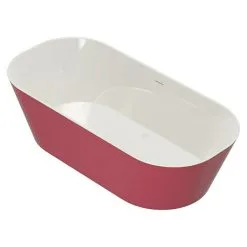 Freistehende Badewanne Torino Rot -Bad + Sanitär affär 12 1148