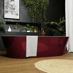 Freistehende Badewanne Torino Bordeaux -Bad + Sanitär affär 12 1179