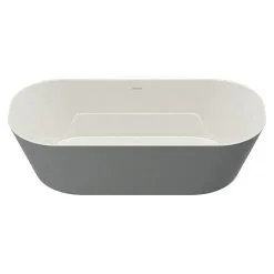 Freistehende Badewanne Torino Platingrau -Bad + Sanitär affär 12 1224