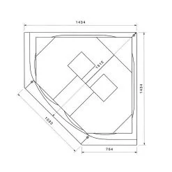 Ottofond Badewannenträger Largo -Bad + Sanitär affär 12 1241