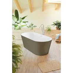 Freistehende Badewanne Torino Beige -Bad + Sanitär affär 12 1275