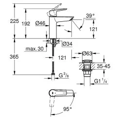 Grohe Quickfix Waschtischmischer Start M-Size -Bad + Sanitär affär 12 1309