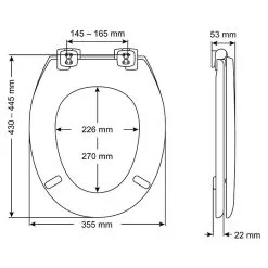Camargue Empire WC-Sitz 2.0 -Bad + Sanitär affär 12 1471
