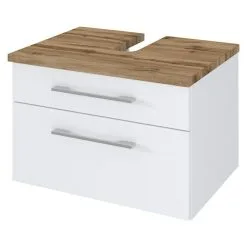 Waschbeckenunterschrank Davos Weiss