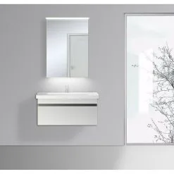 LED Spiegelschrank Aluminio Light -Bad + Sanitär affär 12 1966