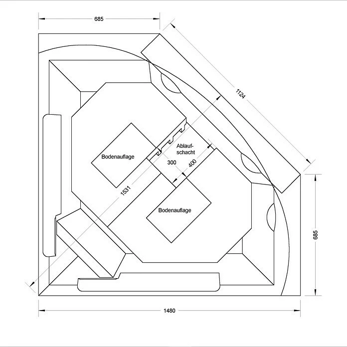 Ottofond Wannenträger Maya 3 Ottofond Wannenträger Maya