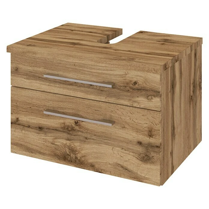 Waschbeckenunterschrank Davos Wotaneiche 3 Waschbeckenunterschrank Davos Wotaneiche