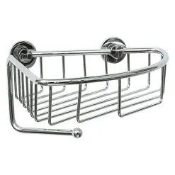 Tesa Eckduschkorb Draad -Bad + Sanitär affär 12 2807