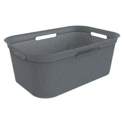 Rotho Wäschekorb Brisen Anthrazit