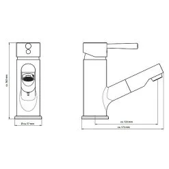 Camargue Waschtischmischer Merida