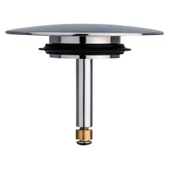 WENKO Badewannenstöpsel Pluggy XXL Chrom