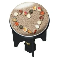 WENKO Lavabostöpsel Pluggy Heartbeach