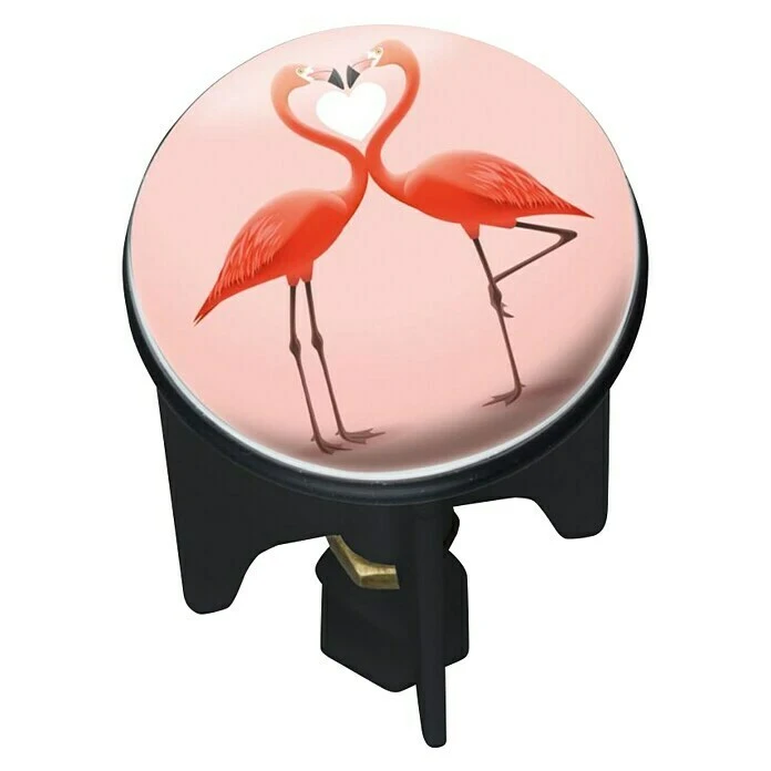 WENKO Lavabostöpsel Pluggy Flamingo Love 3 WENKO Lavabostöpsel Pluggy Flamingo Love