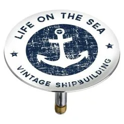 WENKO Badewannenstöpsel Pluggy XXL Anchor