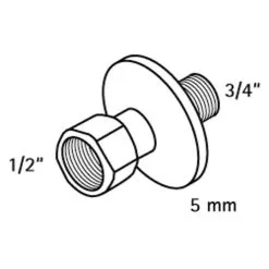 Verschraubung -Bad + Sanitär affär 12 3278
