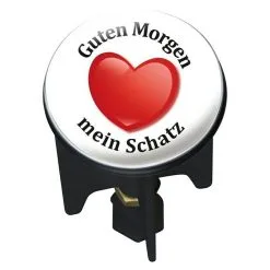 WENKO Lavabostöpsel Pluggy Guten Morgen