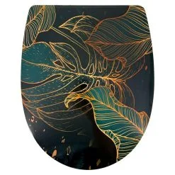 WC-Sitz Grüne Blätter -Bad + Sanitär affär 12 553