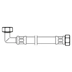 Spülkasten-Anschlussbogen Flexo