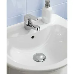 WENKO Lavabostöpsel Pluggy XL Chrom