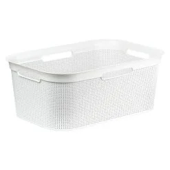 Rotho Wäschekorb Brisen Weiss