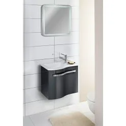 Salsa Waschbeckenunterschrank Wave Mini -Bad + Sanitär affär 12 939