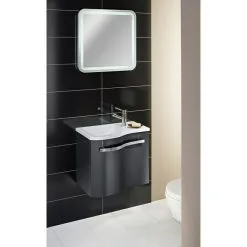 Salsa Waschbeckenunterschrank Wave Mini -Bad + Sanitär affär 12 940