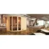 FinnWood Massivholzsauna Bjarne 2 -Bad + Sanitär affär 12 948