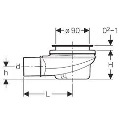 GEBERIT Duschwannenablauf -Bad + Sanitär affär 1520227 23171421 696x696 1