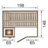 Weka Massivholzsauna Bergen 1 GT -Bad + Sanitär affär 190617 21213620 696x696 1