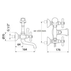 WEBERT Wannenmischer Retro
