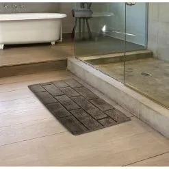 Camargue Badteppich Wall Nerzbraun