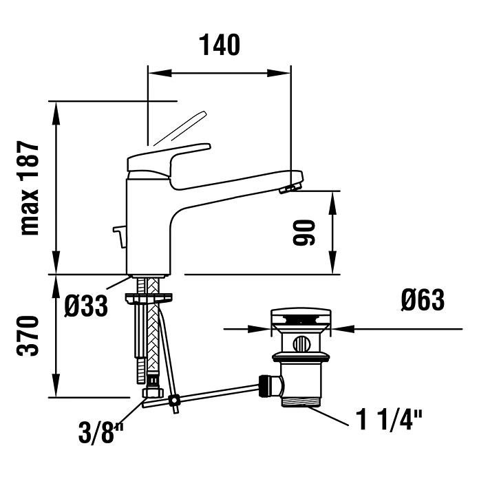 Similor Waschtischmischer Citypro 4 Similor Waschtischmischer Citypro – Bild 2
