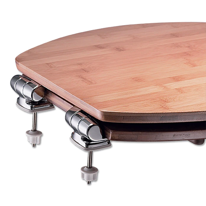 POSEIDON WC-Sitz Bambus Dunkel 4 POSEIDON WC-Sitz Bambus Dunkel – Bild 2