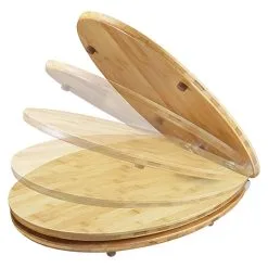 POSEIDON WC-Sitz Bambus Hell