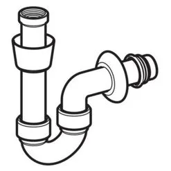 GEBERIT Rohrbogensiphon -Bad + Sanitär affär 63023 26540201 696x696 1